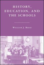 Cover of: History, Education, and the Schools