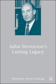 Cover of: Adlai Stevenson's Lasting Legacy