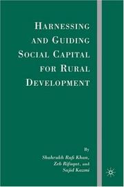 Cover of: Harnessing and Guiding Social Capital for Rural Development