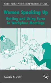 Cover of: Women Talking in the Workplace by Cecilia E. Ford
