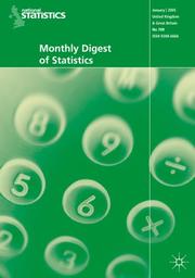 Cover of: Monthly Digest of Statistics