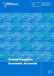 Cover of: United Kingdom Economic Accounts
