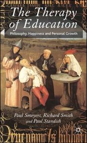 Cover of: Therapy of Education: Philosophy, Happiness and Personal Growth