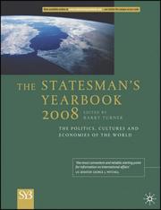 Cover of: Statesman's Yearbook 2008 by Barry Turner