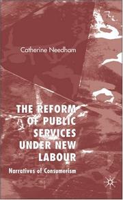 Cover of: The Reform of Public Services Under New Labour: Narratives of Consumerism