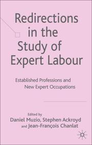 Cover of: Redirections in the Study of Expert Labour by 