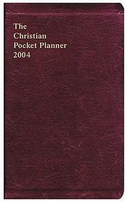 Cover of: 2004 Christian Pocket Planner by J. Countryman, J. Countryman