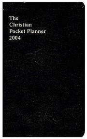 Cover of: 2004 Christian Pocket Planner