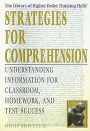 Cover of: Strategies for Comprehension: Understanding Information for Classroom, Homework, and Test Success (The Library of Higher Order Thinking Skills)