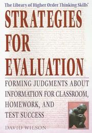 Cover of: Strategies For Evaluation