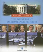 Cover of: The Department of Homeland Security (This Is Your Government)
