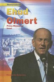 Cover of: Ehud Olmert by Michael A. Sommers