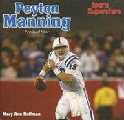 Cover of: Peyton Manning: Football Star (Sports Superstars)