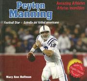Cover of: Peyton Manning: Football Star/ Estrella del futbol americano (Amazing Athletes / Atletas Increibles)