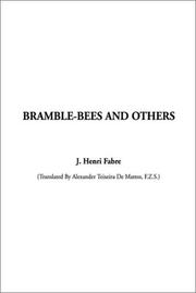 Cover of: Bramble-Bees and Others by Jean-Henri Fabre