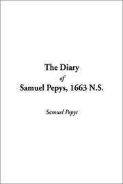 Cover of: The Diary of Samuel Pepys, 1663 N.S (Diary of Samuel Pepys) by Samuel Pepys