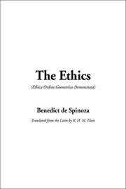 Cover of: The Ethics by Baruch Spinoza