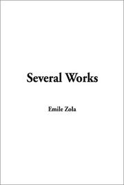 Cover of: Several Works by Émile Zola