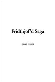 Cover of: Fridthjof'd Saga by Esaias Tegnér
