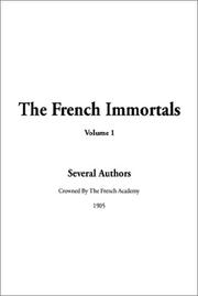 Cover of: The French Immortals by Indy Publications