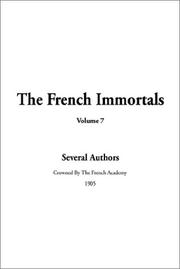 Cover of: The French Immortals by Indy Publications