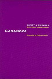 Cover of: Fellini's Casanova