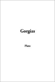 Cover of: Gorgias by Πλάτων