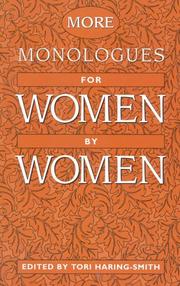 Cover of: More monologues for women, by women