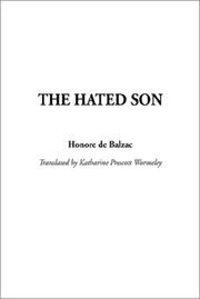 Cover of: The Hated Son by Honoré de Balzac