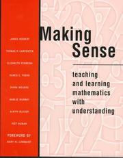 Cover of: Making sense: teaching and learning mathematics with understanding