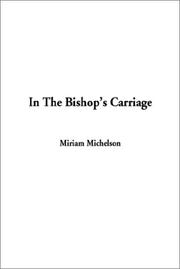 Cover of: In the Bishop's Carriage