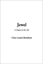 Cover of: Jewel by Clara Louise Burnham, Clara Louise Burnham