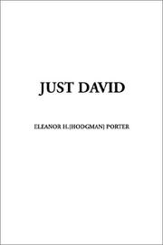 Cover of: Just David by Eleanor Hodgman Porter