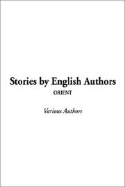 Cover of: Stories by English Authors, Orient by Various