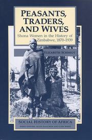 Peasants, traders, and wives by Elizabeth Schmidt