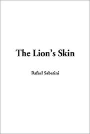 Cover of: The Lion's Skin by Rafael Sabatini, Rafael Sabatini