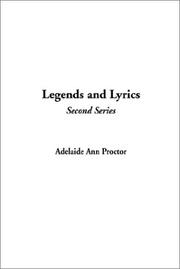 Cover of: Legends and Lyrics - Second Series