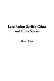 Cover of: Lord Arthur Savile's Crime and Other Stories by Oscar Wilde