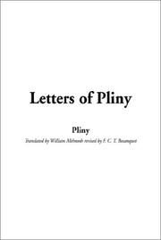 Cover of: Letters of Pliny by Pliny the Younger