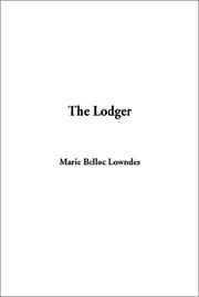 Cover of: The Lodger by Marie Belloc Lowndes