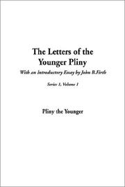 Cover of: The Letters of the Younger Pliny by Pliny the Younger