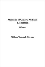 Cover of: Memoirs of General William T. Sherman | William T. Sherman