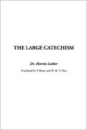 Cover of: The Large Catechism