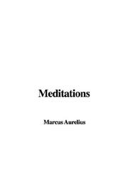 Cover of: Meditations by Marcus Aurelius