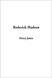 Cover of: Roderick Hudson by Henry James, Henry James