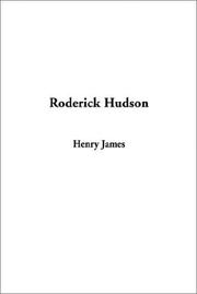 Cover of: Roderick Hudson by Henry James