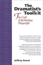 Cover of: The dramatist's toolkit