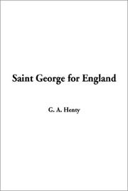 Cover of: Saint George for England