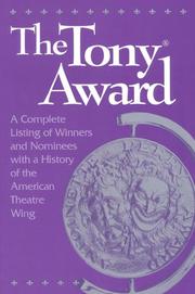 The Tony Award by Isabelle Stevenson