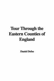 Cover of: Tour Through the Eastern Counties of England